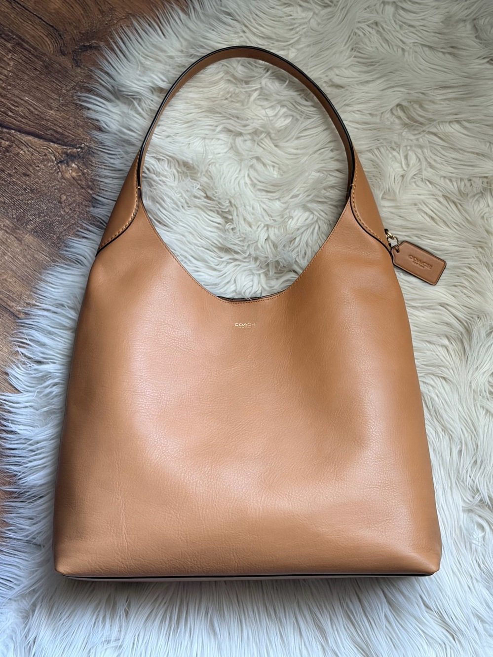 Coach Brooklyn Shoulder Bag 39 Honey Brown - Picture 11 of 17